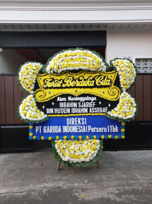 Papan Bunga Duka di Tojo Una Una